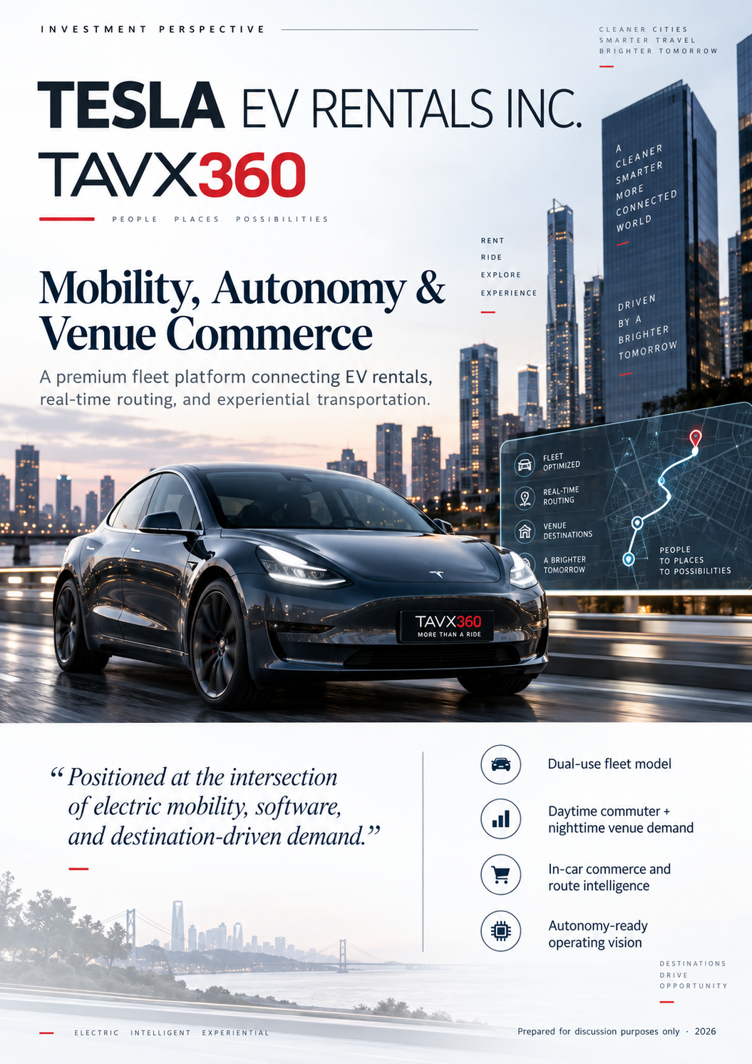 Mobility and venue commerce infographic